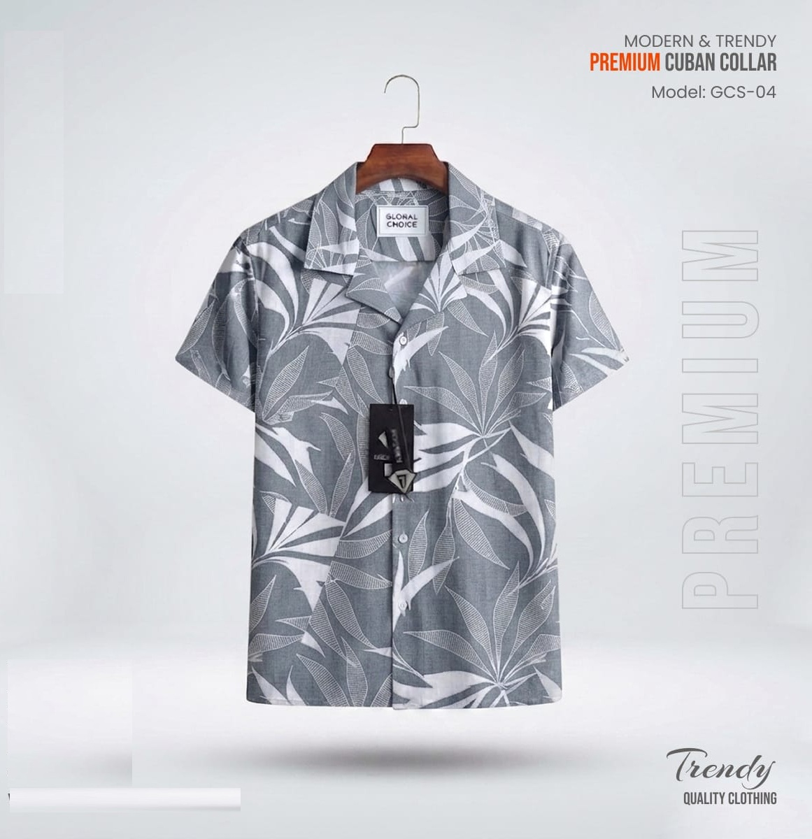 Premium Short Sleeve Cuban Collar Shirt ছবি 3