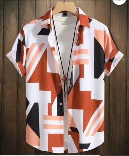 Half Sleeve Cotton Shirt For Men ছবি 5