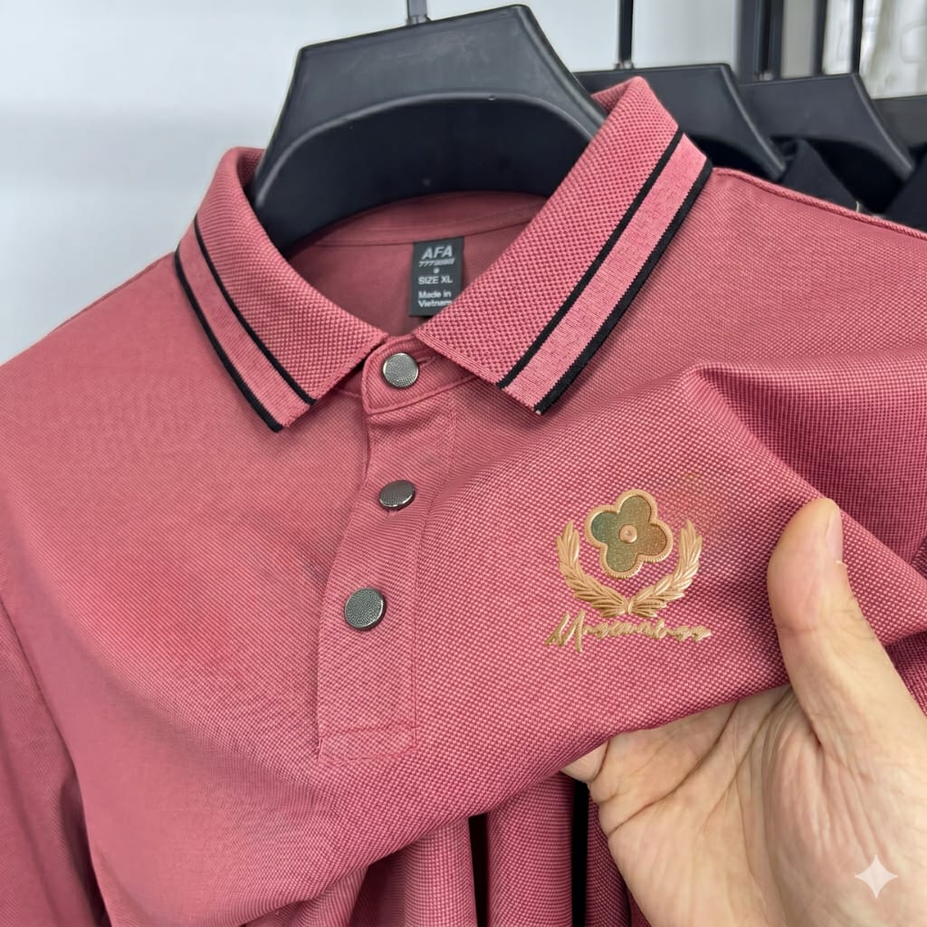 Premium Polo Shirt with China Sticker ছবি 13