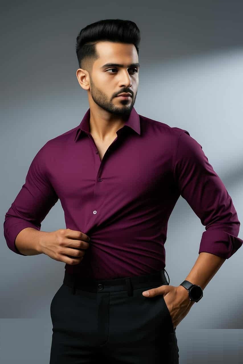 China Stitch Formal Shirt ছবি 6