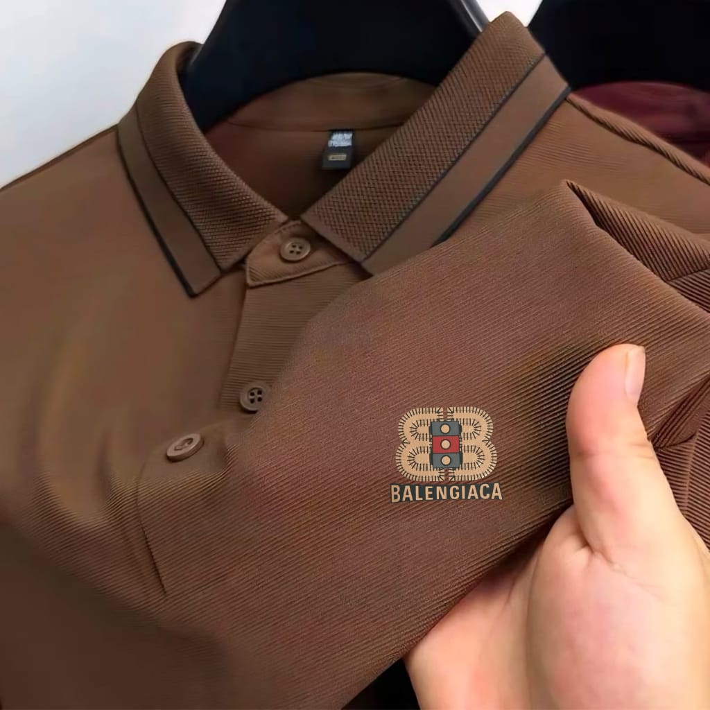 Premium Polo Shirt with China Sticker