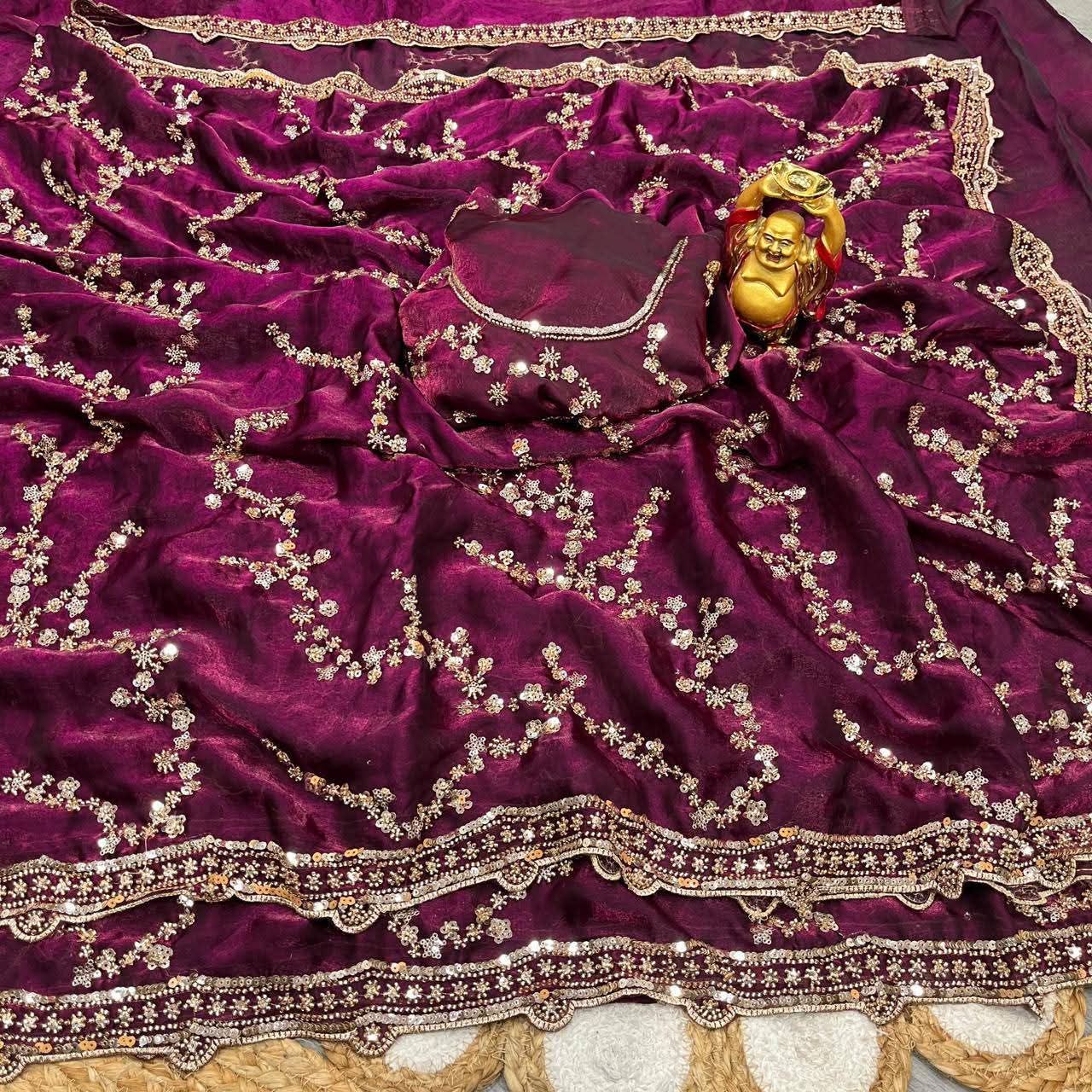 Indian Fendi Silk Saree Collection ছবি 3