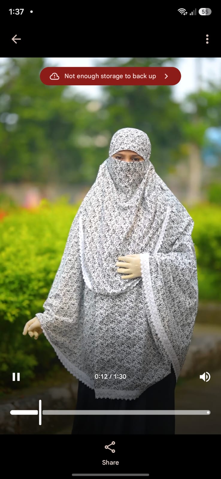 Premium Cotton Hijab ছবি 4