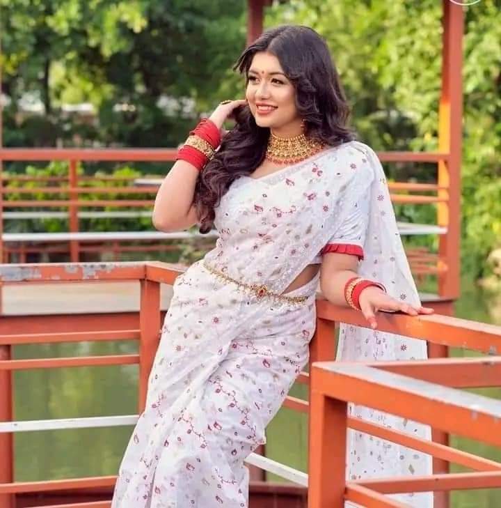 Half Silk Handprited Sarees ছবি 10
