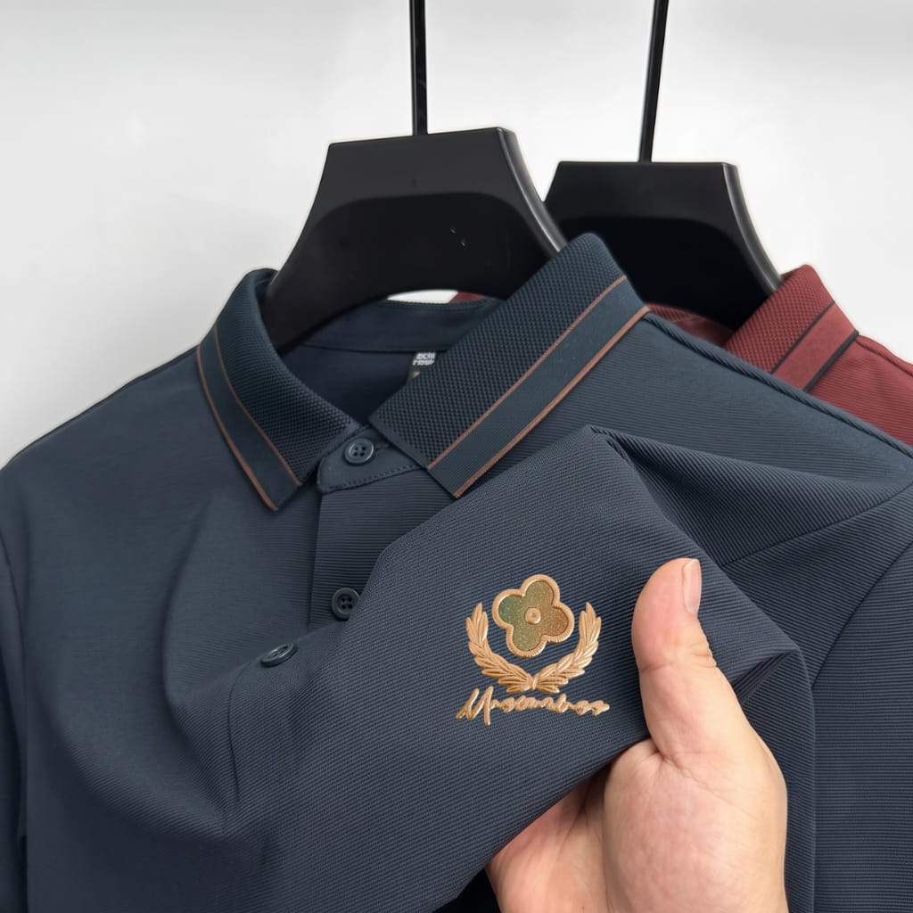Premium Polo Shirt with China Sticker ছবি 7