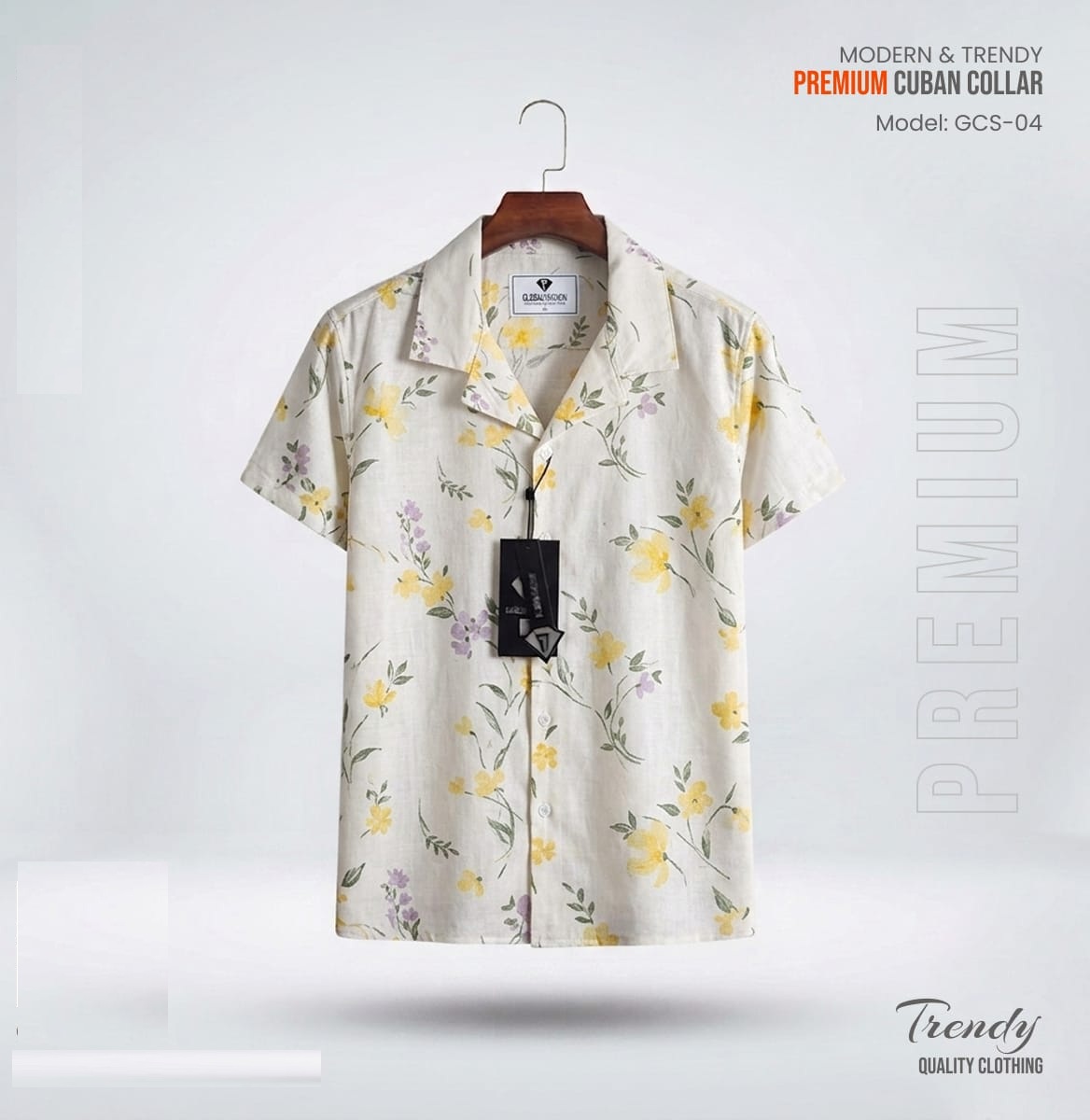 Premium Short Sleeve Cuban Collar Shirt ছবি 2
