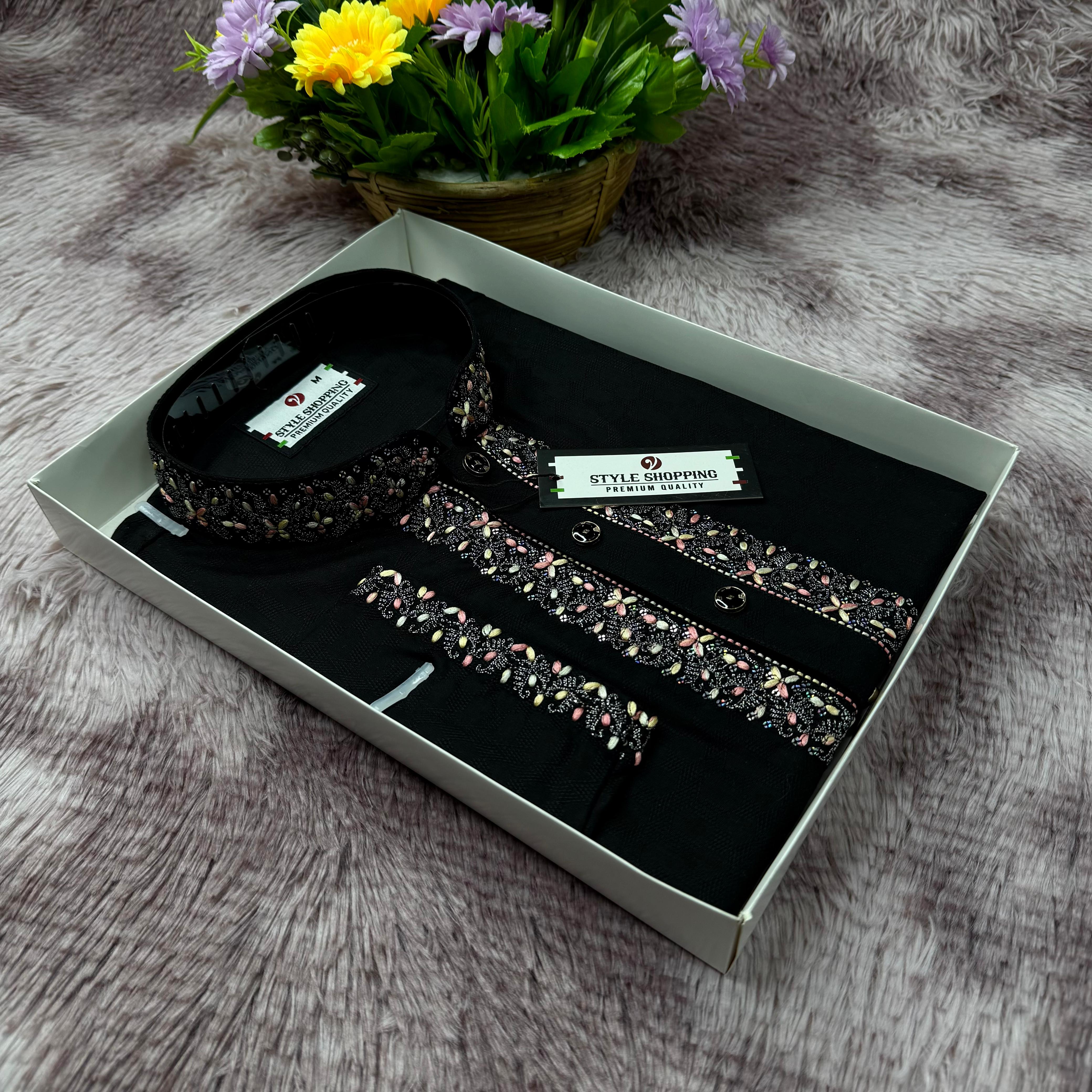 Sequence Embroidery Panjabi ছবি 2