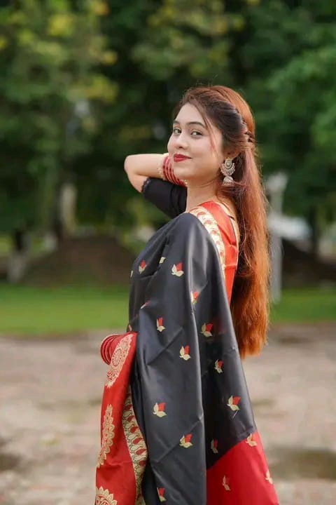 Soft silk katan sharee ছবি 4