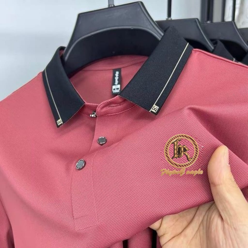 Premium Polo Shirt with China Sticker ছবি 13