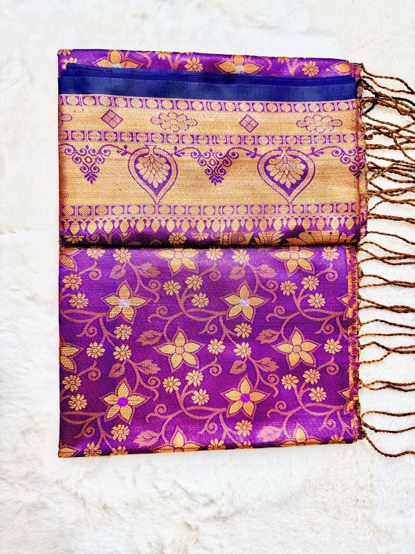 Soft silk katan sharee