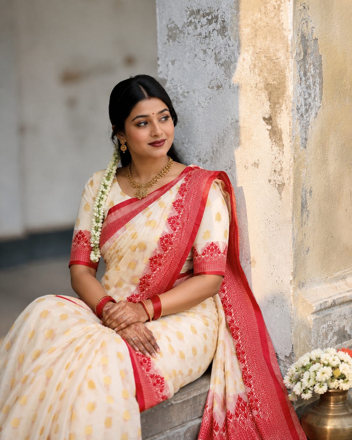 Arunanjali Saree with Matching Blouse Piece ছবি 2