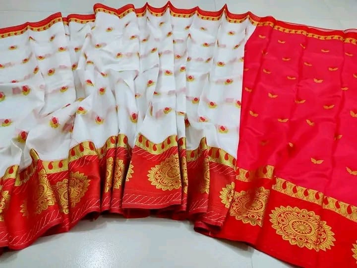 Soft silk katan sharee ছবি 3