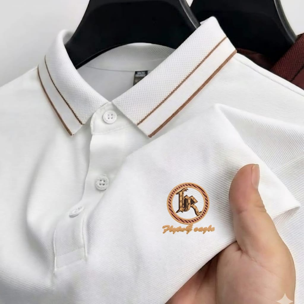 Premium Polo Shirt with China Sticker ছবি 12