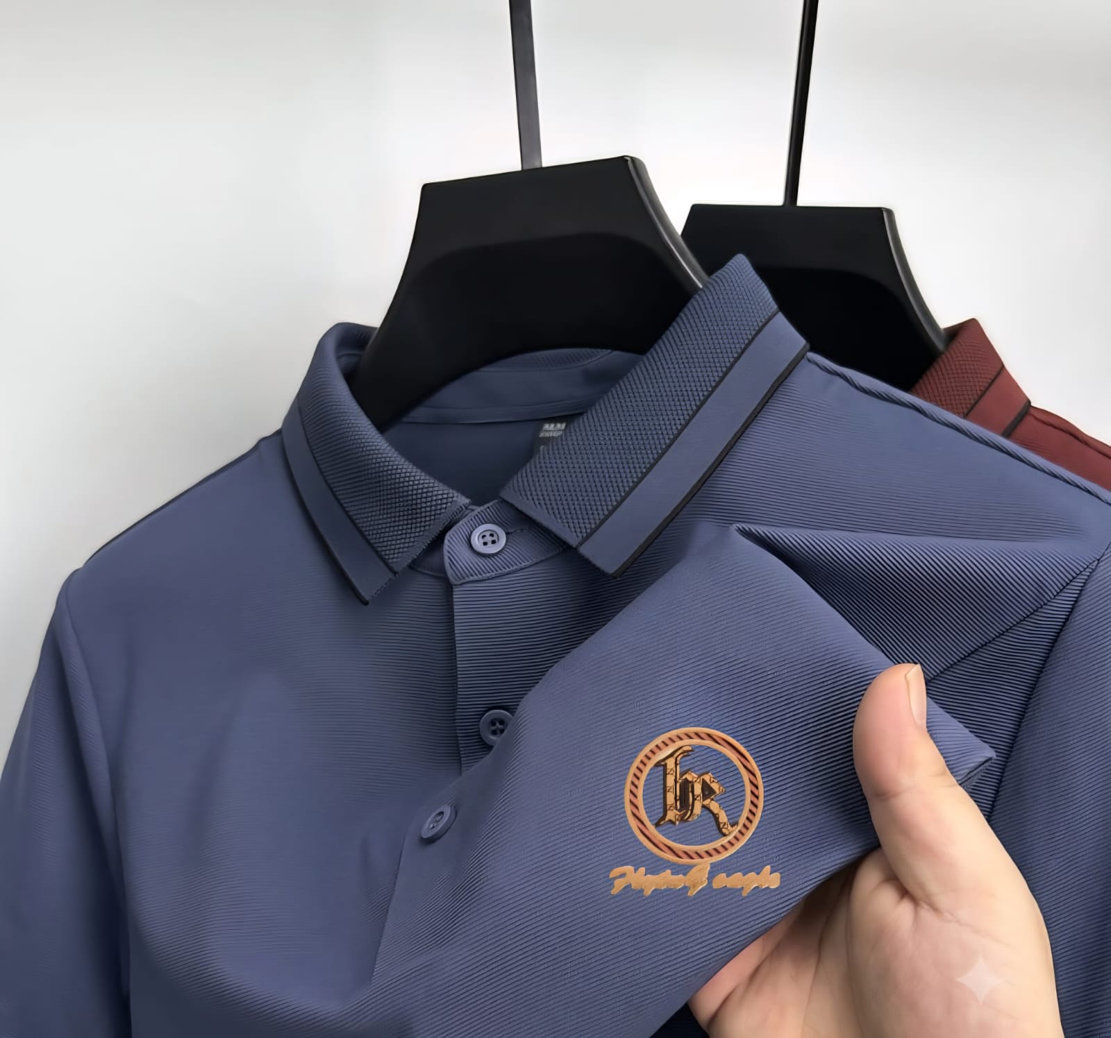 Premium Polo Shirt with China Sticker ছবি 14