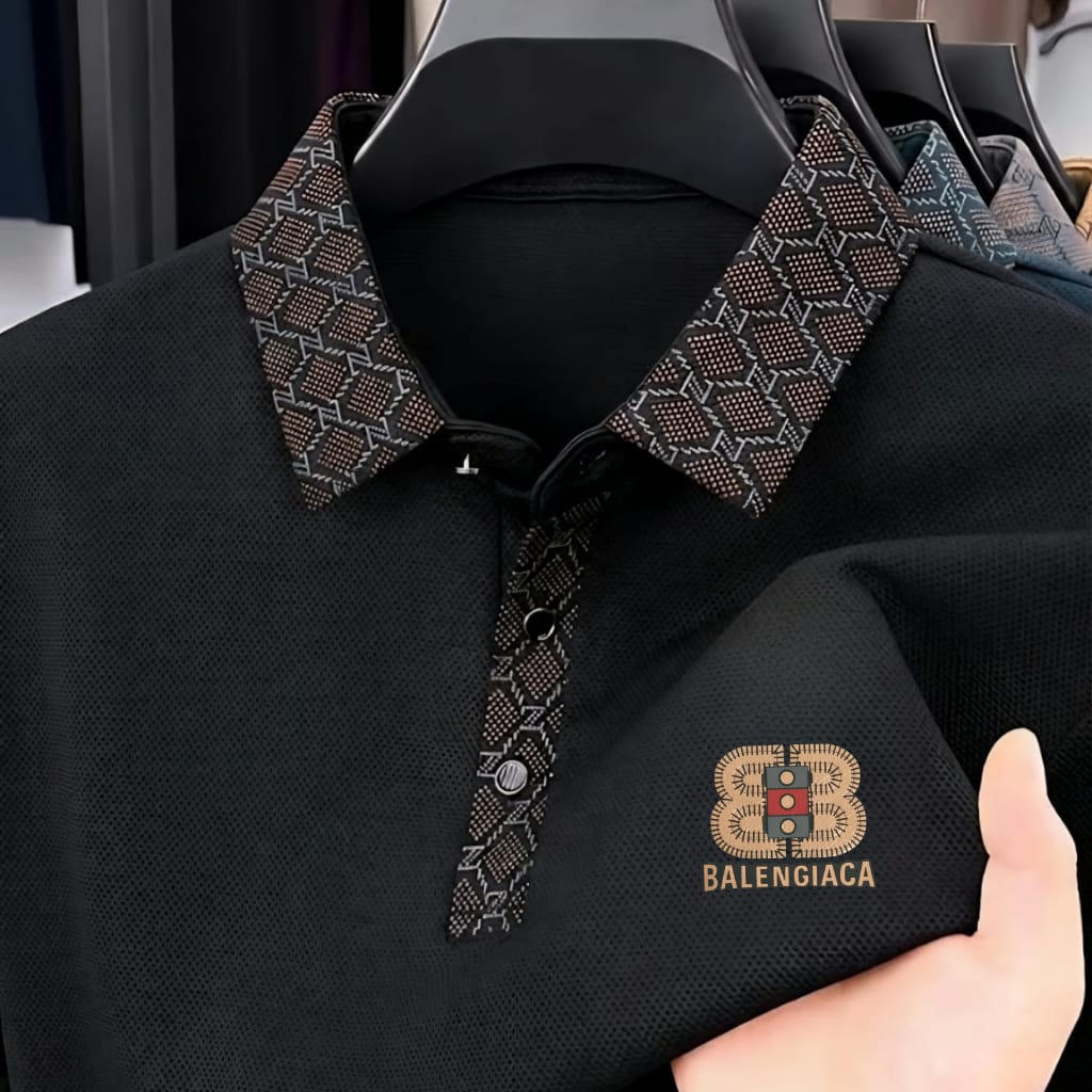 Premium Polo Shirt with China Sticker