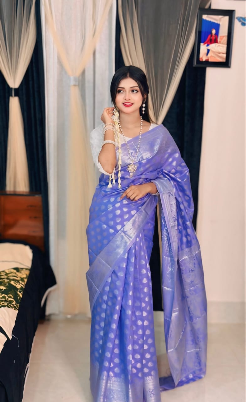 Soft silk katan sharee ছবি 3