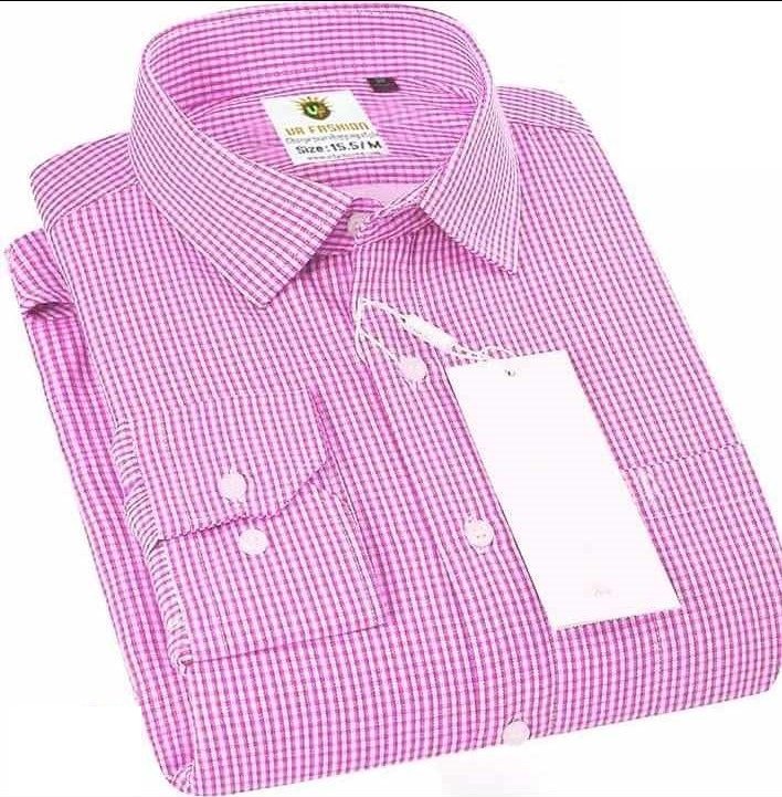 Exclusive Premium Qualityful full sleeve Cotton offichial Formal juri Check Shirt for Man's ছবি 4