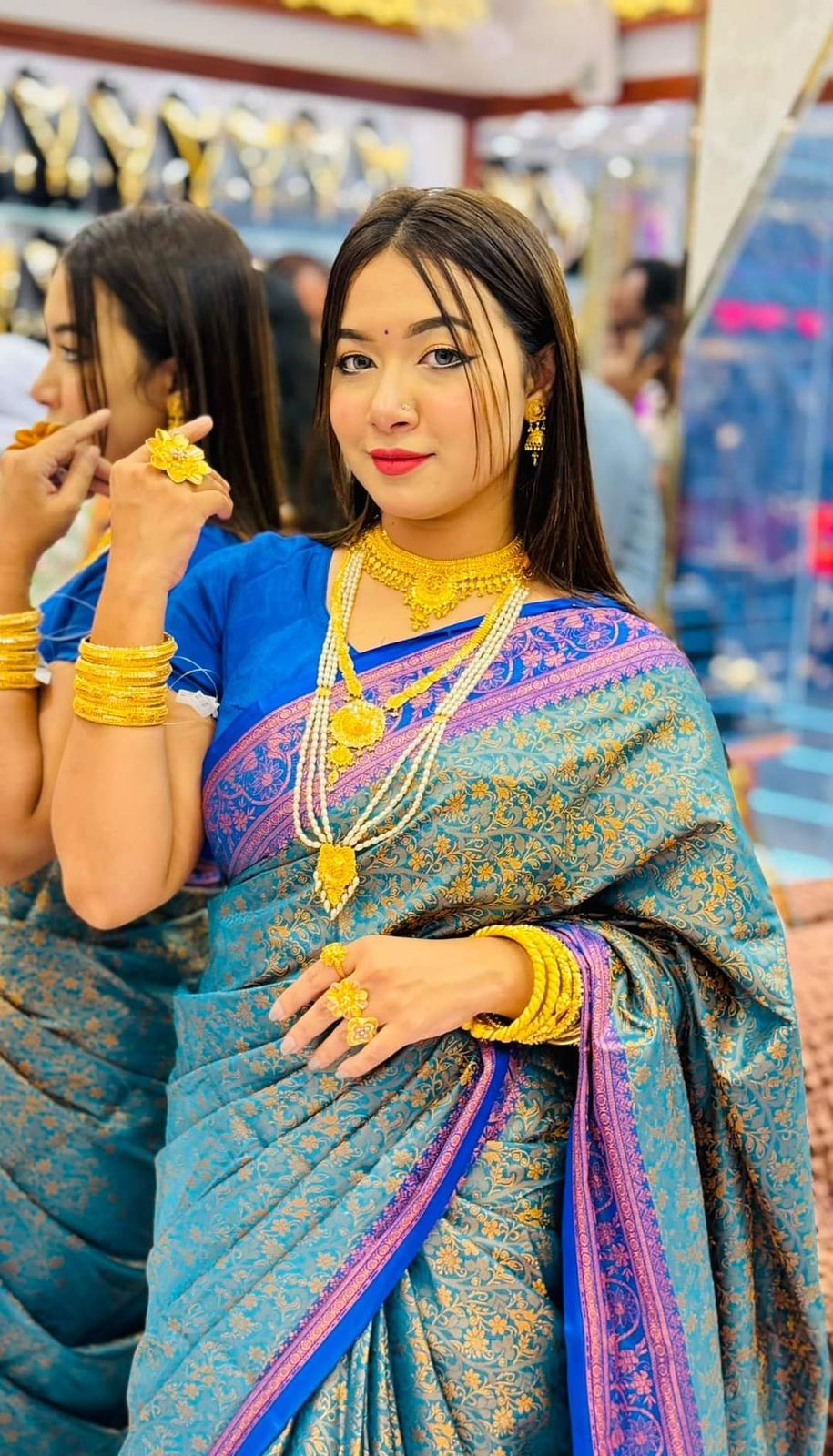 Kanjivaram katan Sharee ছবি 2