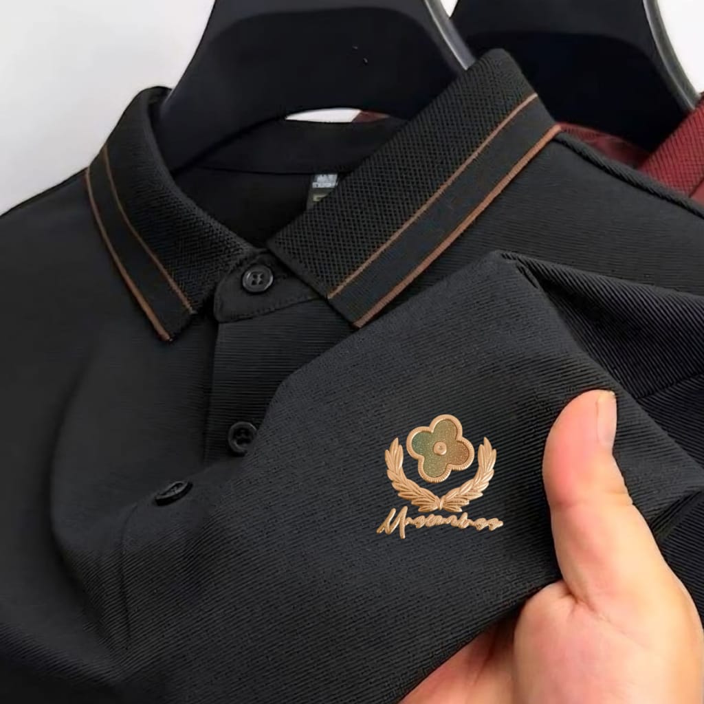 Premium Polo Shirt with China Sticker ছবি 10