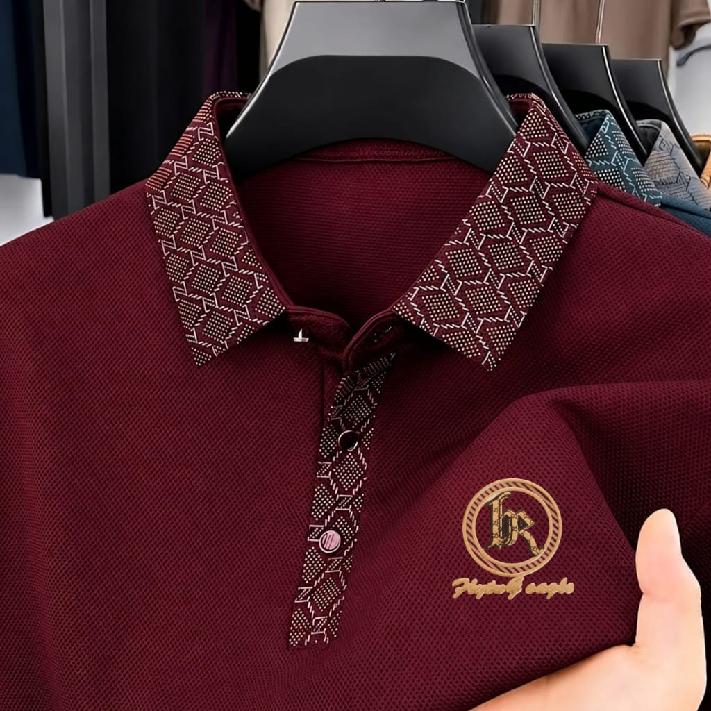 Premium Polo Shirt with China Sticker ছবি 8