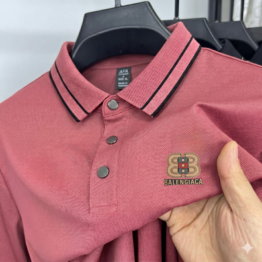 Premium Polo Shirt with China Sticker ছবি 3