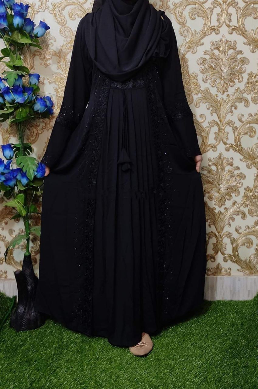 Embroidery Borka with Hijab ছবি 2