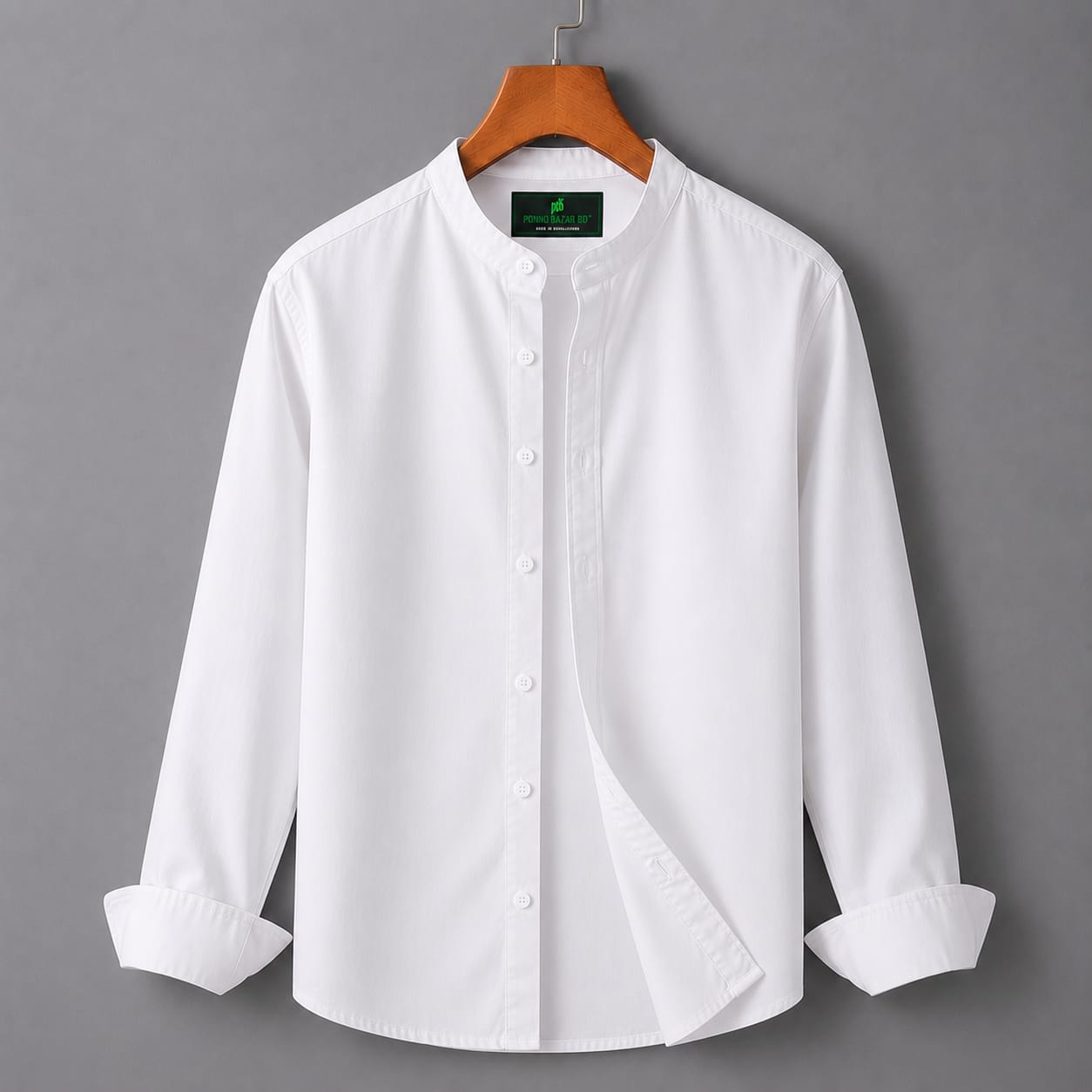 Premium Oxford Cotton Solid Shirt ছবি 3