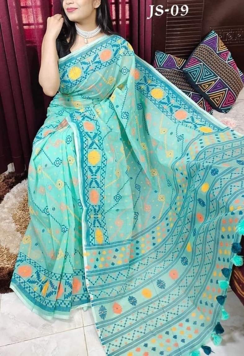 Half Silk Handprited Sarees