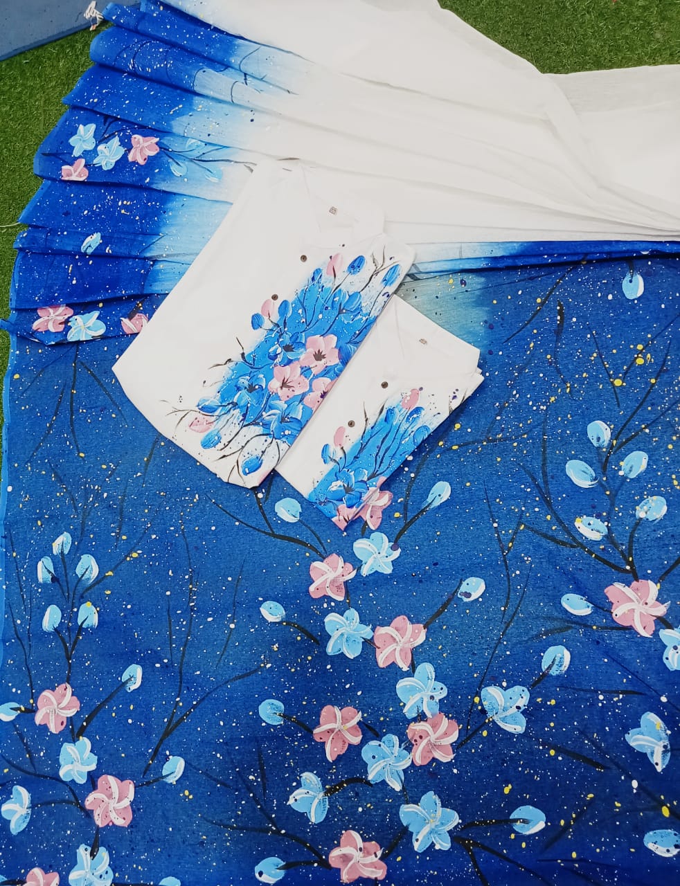 Exclusive Design Hand Print Couple Dress For Sweet Couple ছবি 10