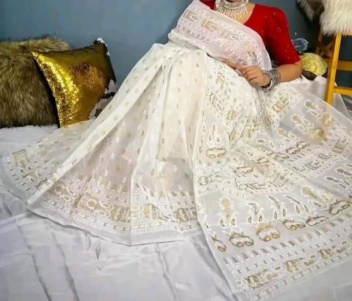 Half Silk Handprited Sarees ছবি 17