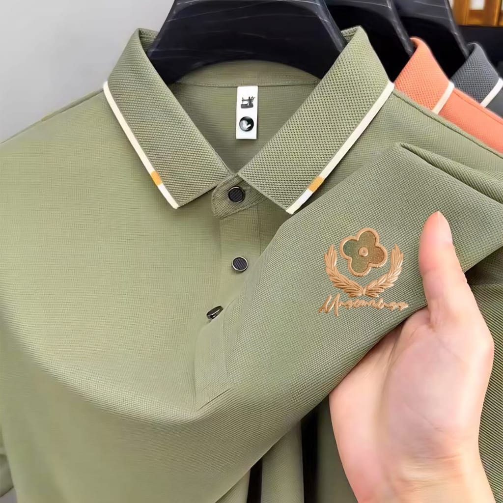Premium Polo Shirt with China Sticker ছবি 16