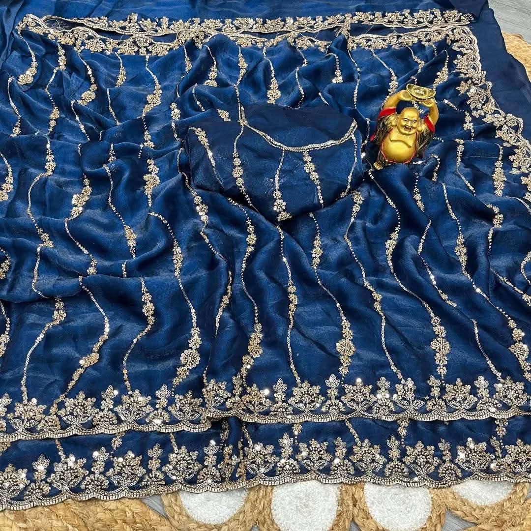 Indian Fendi Silk Saree Collection ছবি 2
