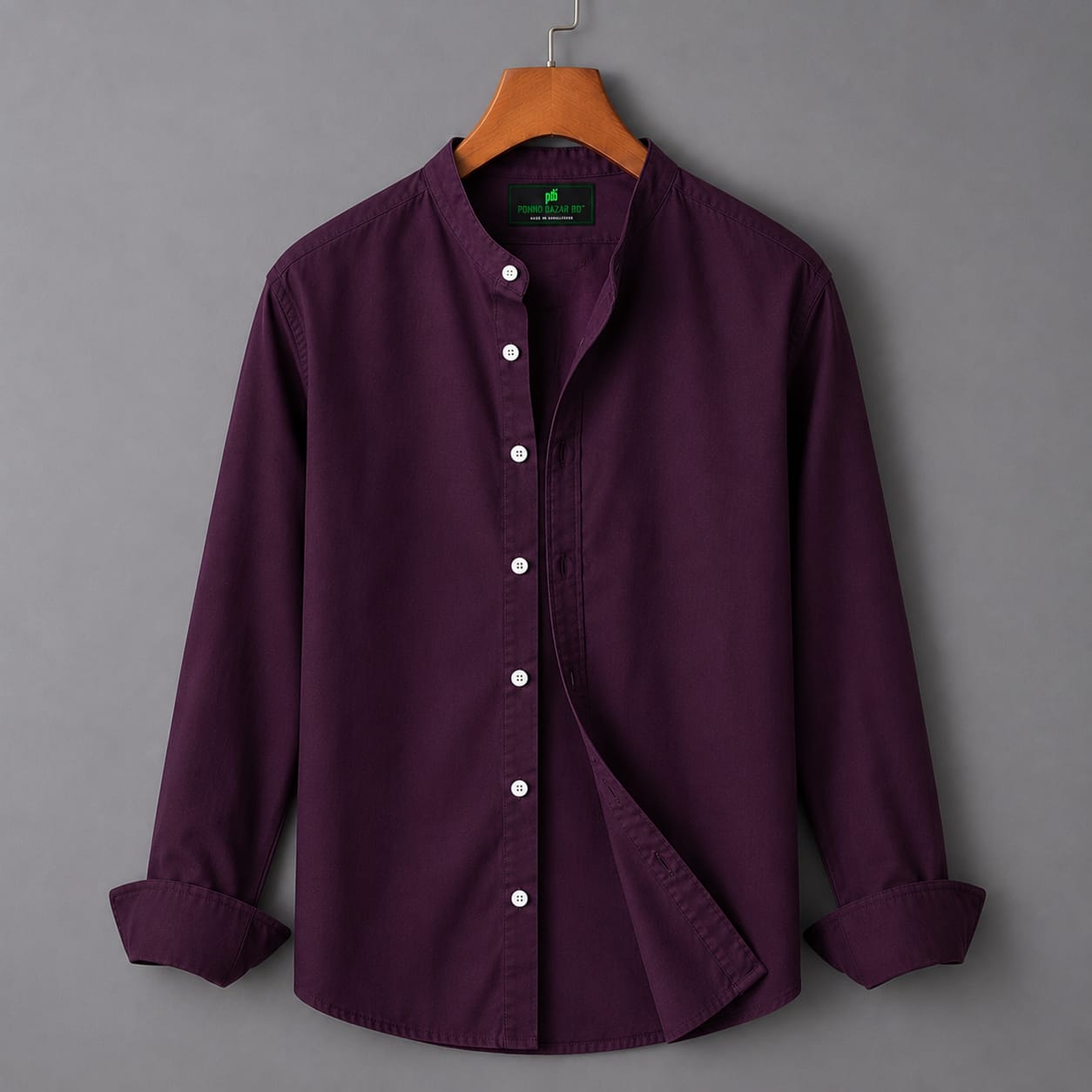Premium Oxford Cotton Solid Shirt ছবি 6