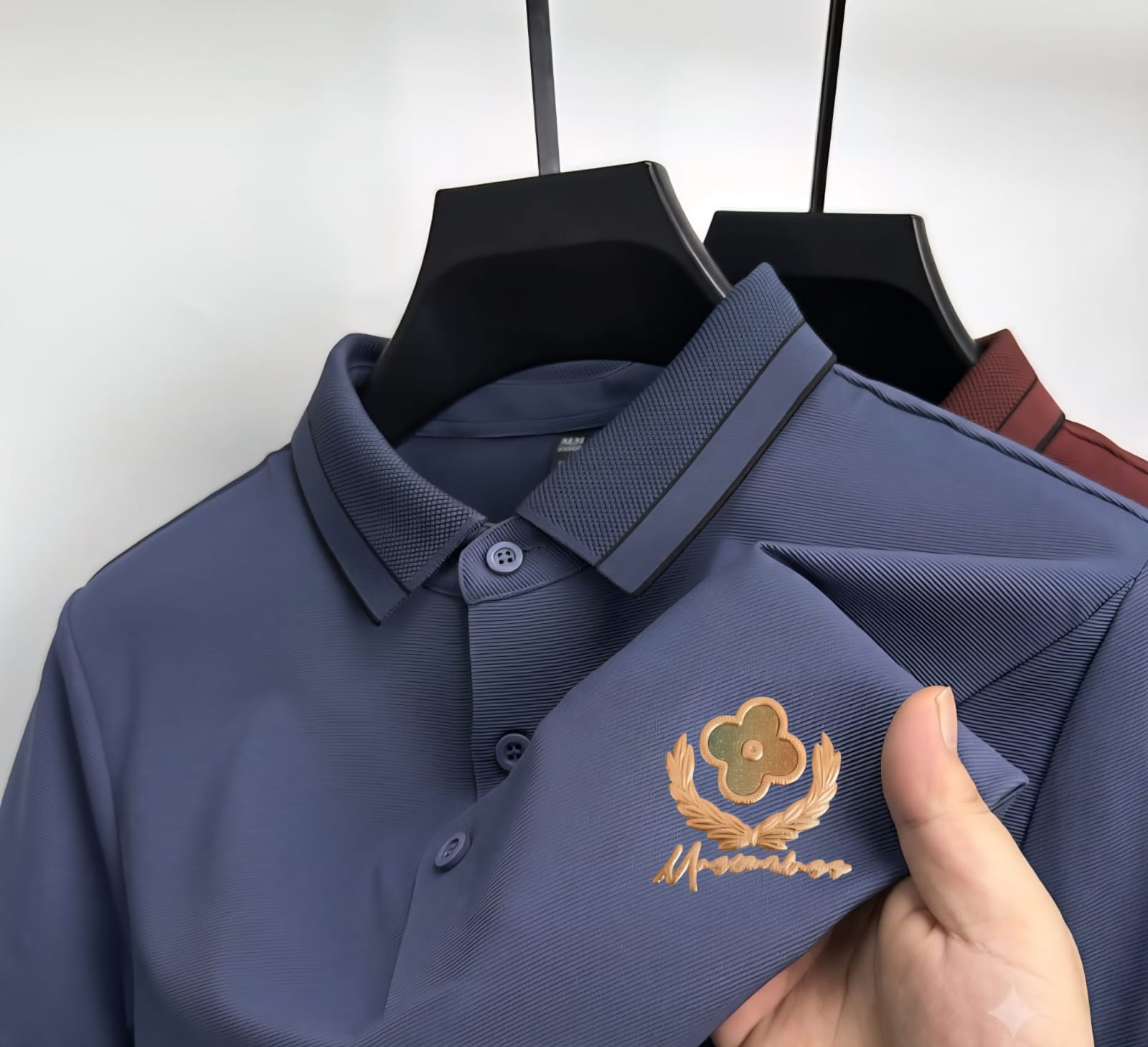 Premium Polo Shirt with China Sticker ছবি 14