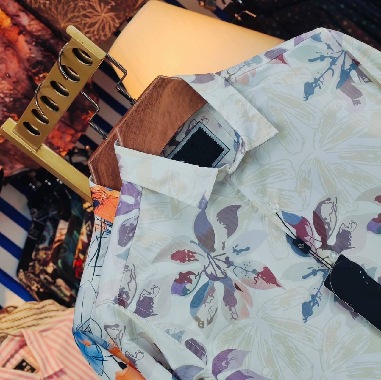China Floral Print full sleeve 𝐒𝐡𝐢𝐫𝐭𝐬 ছবি 2