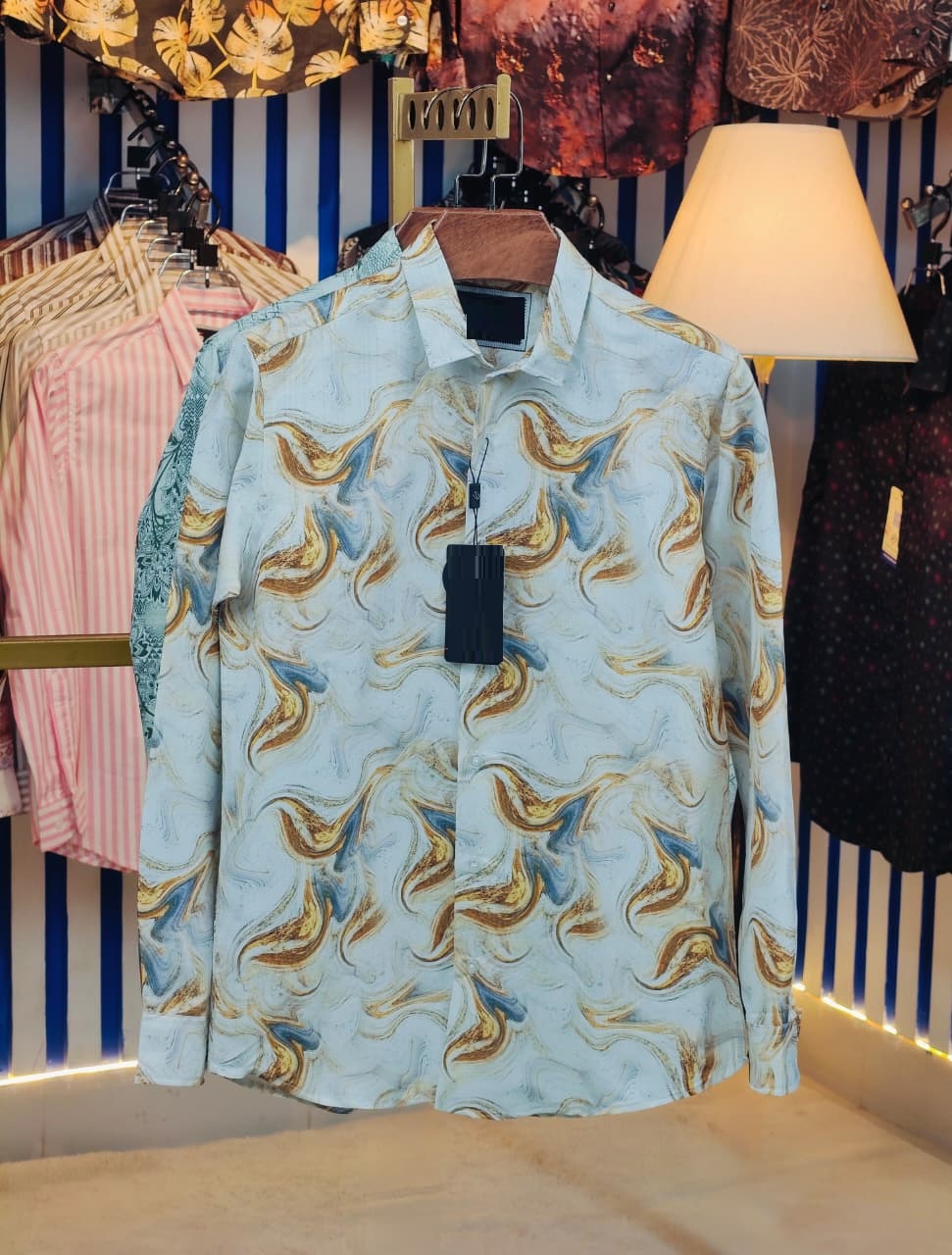China Floral Print full sleeve 𝐒𝐡𝐢𝐫𝐭𝐬 ছবি 8