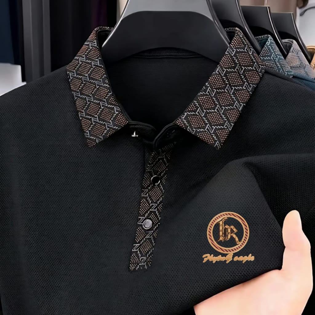 Premium Polo Shirt with China Sticker ছবি 18