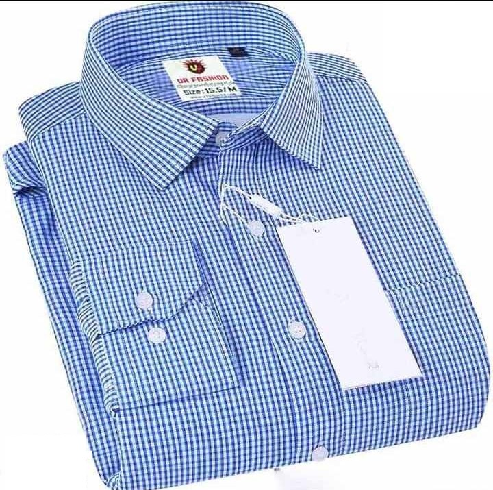 Exclusive Premium Qualityful full sleeve Cotton offichial Formal juri Check Shirt for Man's ছবি 3