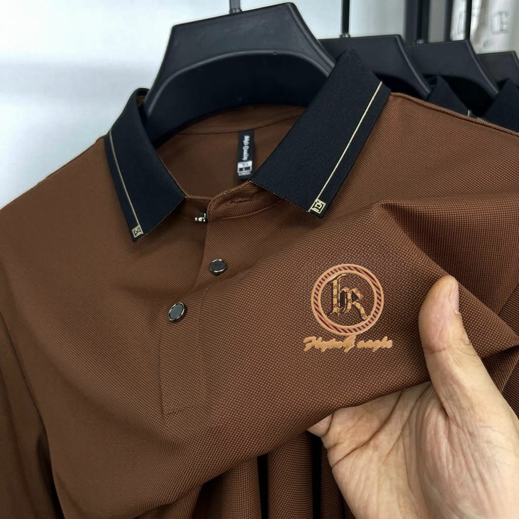 Premium Polo Shirt with China Sticker ছবি 10