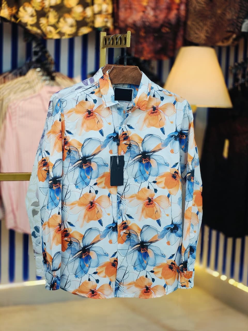 China Floral Print full sleeve 𝐒𝐡𝐢𝐫𝐭𝐬 ছবি 9