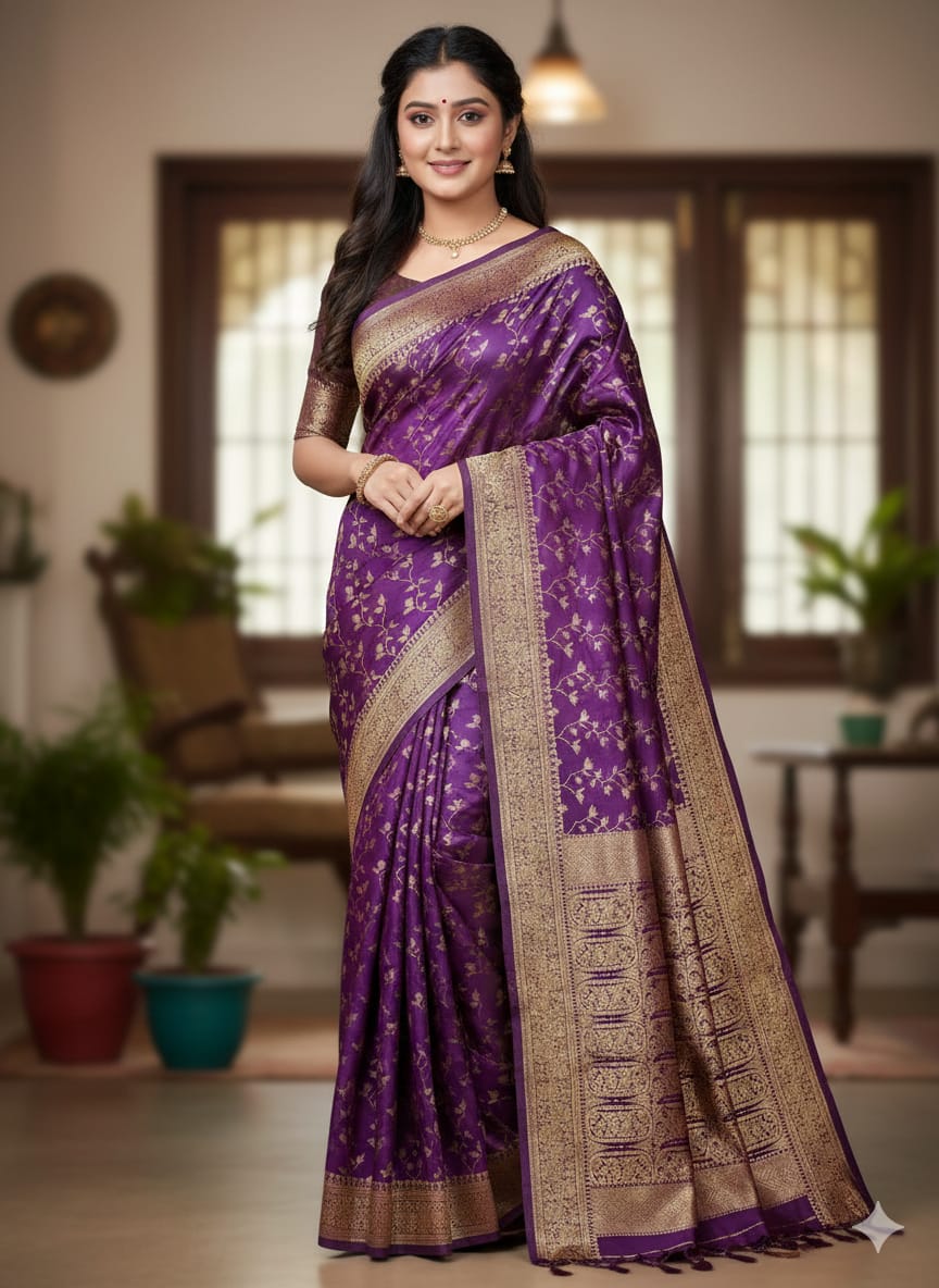 Kashmeri Katan Saree ছবি 5