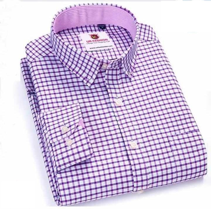 Exclusive Premium Qualityful full sleeve Cotton offichial Formal juri Check Shirt for Man's ছবি 2
