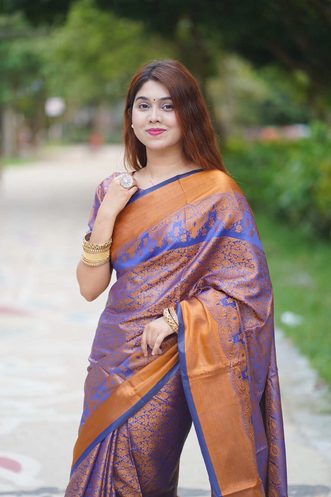 Kanjivaram katan Sharee