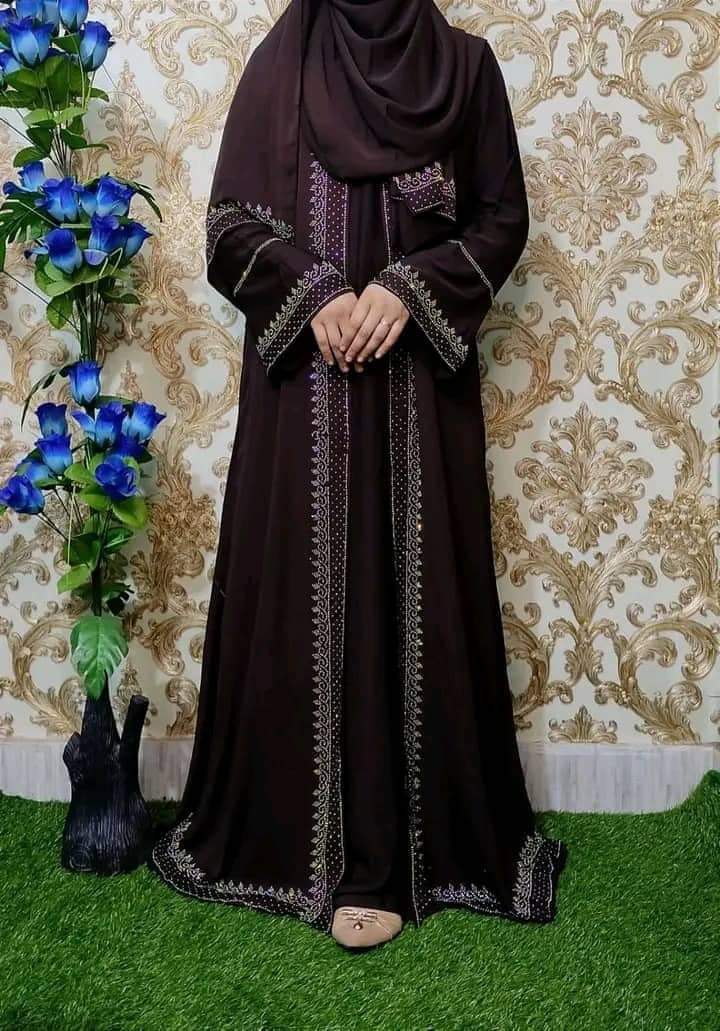 Stone Koti Borka with Hijab ছবি 7