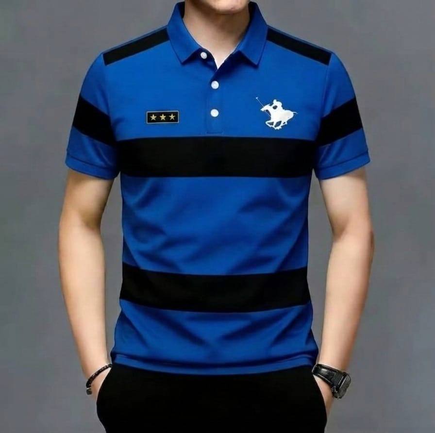 Striped Premium Polo Shirt ছবি 2