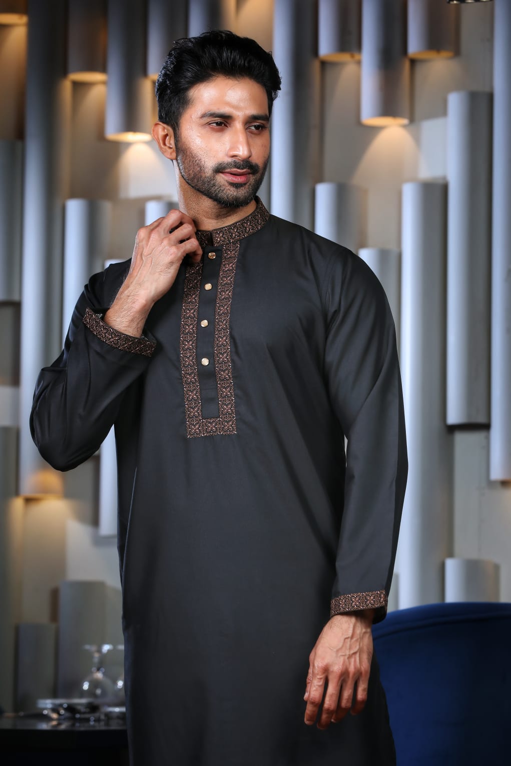 Luxury Italian Panjabi with Box ছবি 4