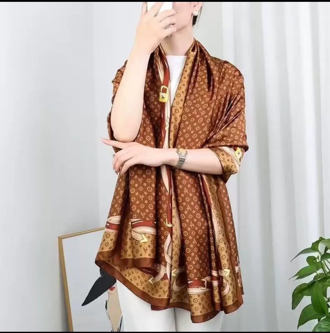 premium Luxury Satin Silk Scarf
