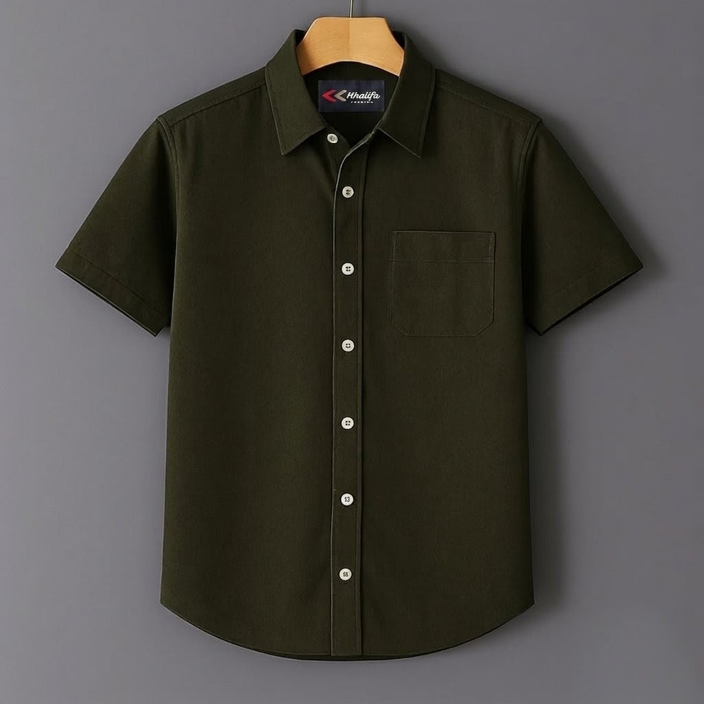 Oxford Cotton Solid Shirt ছবি 7