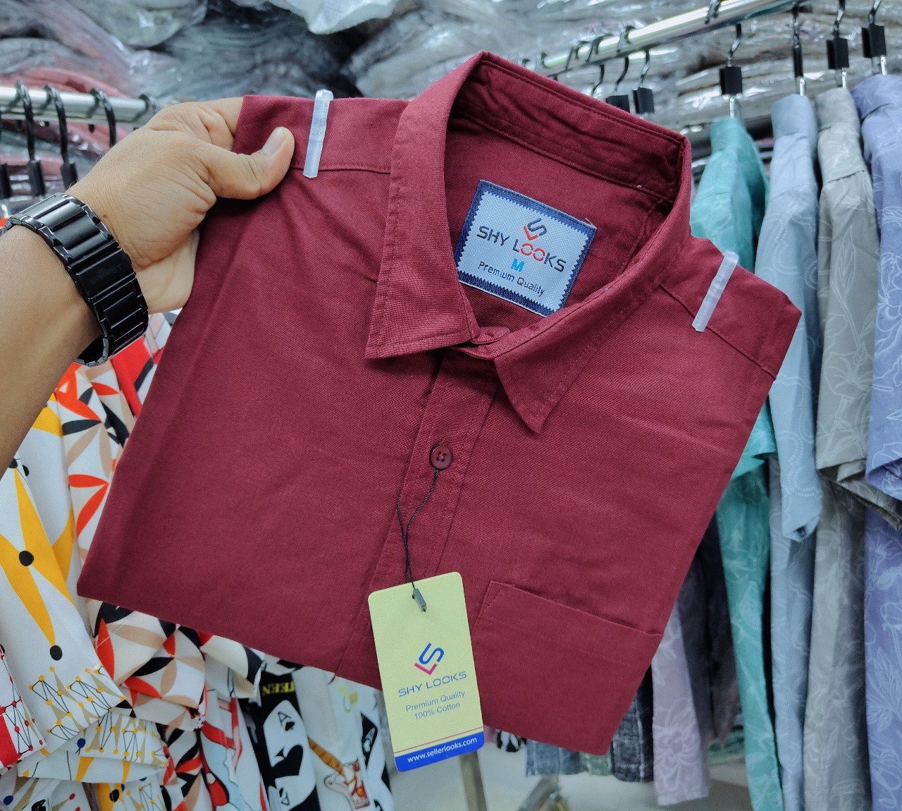 Premium Solid Shirt ছবি 3