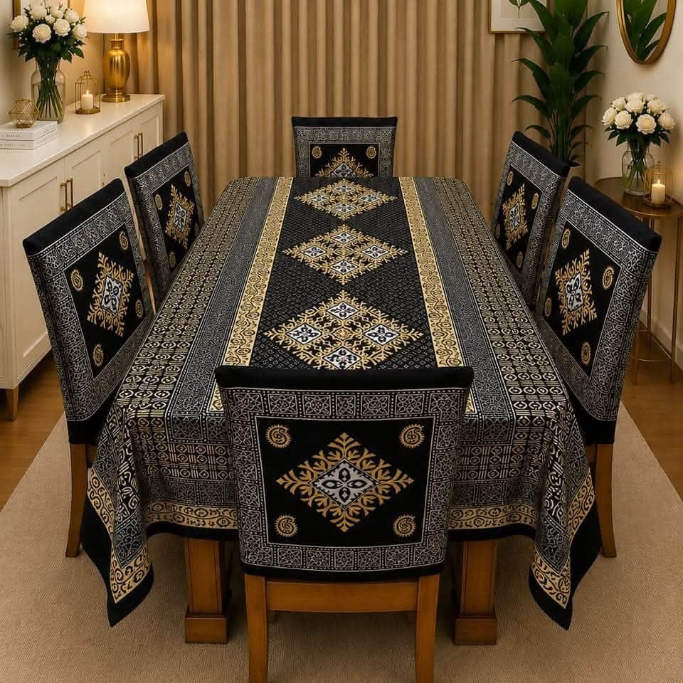 3D Dining Table Cover Set ছবি 8